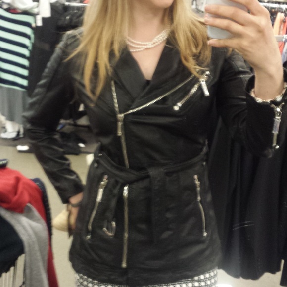 Michael Kors Black REAL Leather Jacket - M - Picture 6 of 6